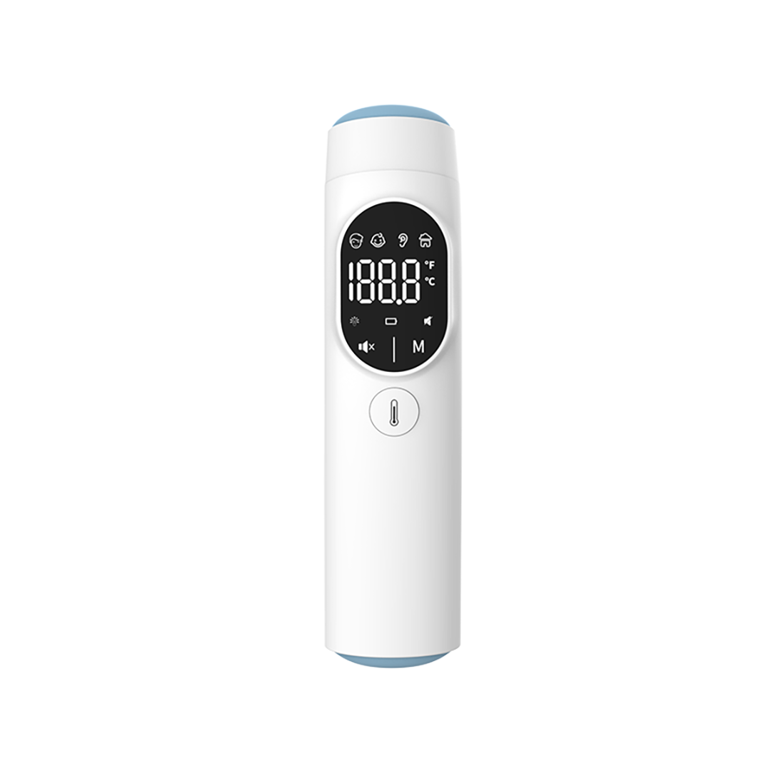 Smart Touch Infrared Thermometer with LED Display - Ear and Forehead, Patented switch modes, magnetic cover, 1 sec reading