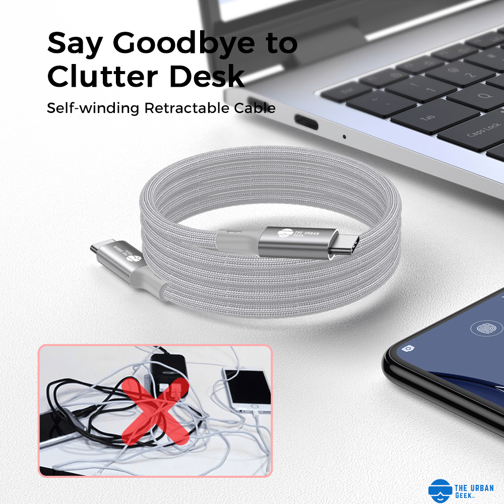 240W Fast Charging Cable For iPhone, Android, Laptops - TheUrbanGeek