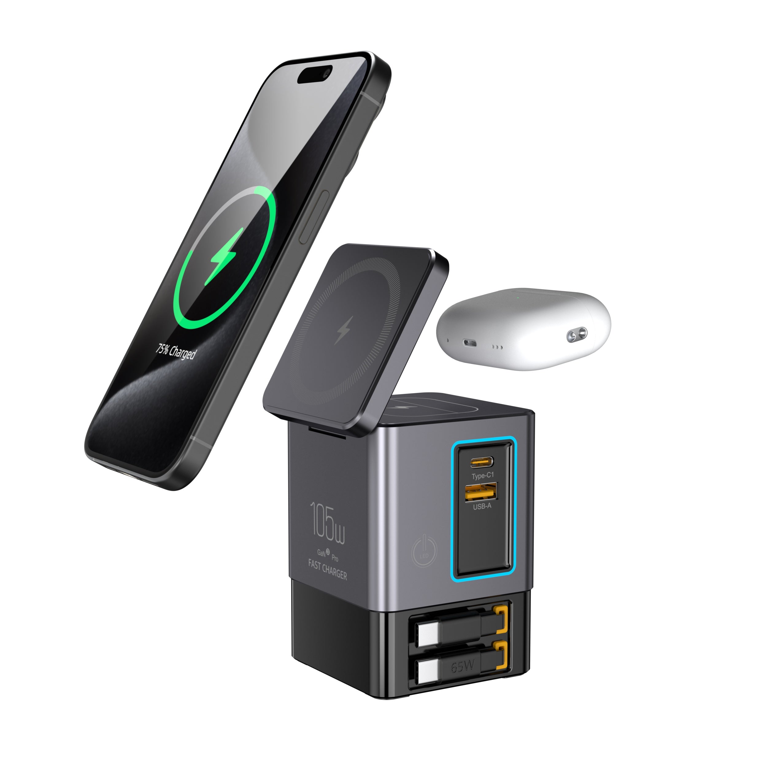 105W 6-in-1 Charging Station