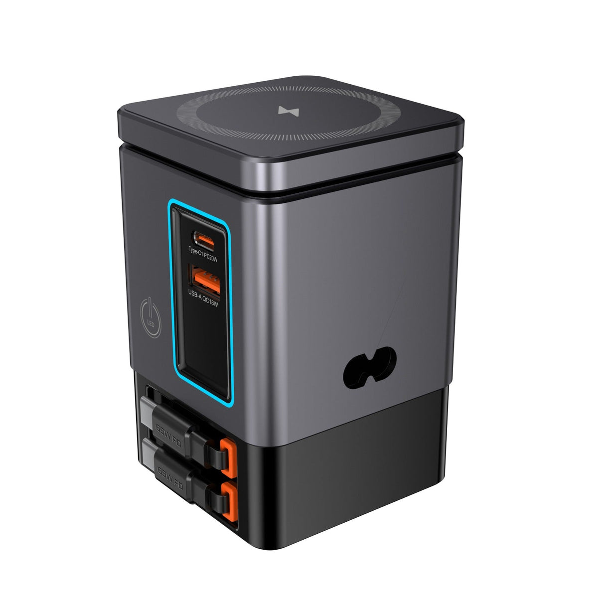 The Urban Geek 105W 6-in-1 Wireless Charging Station