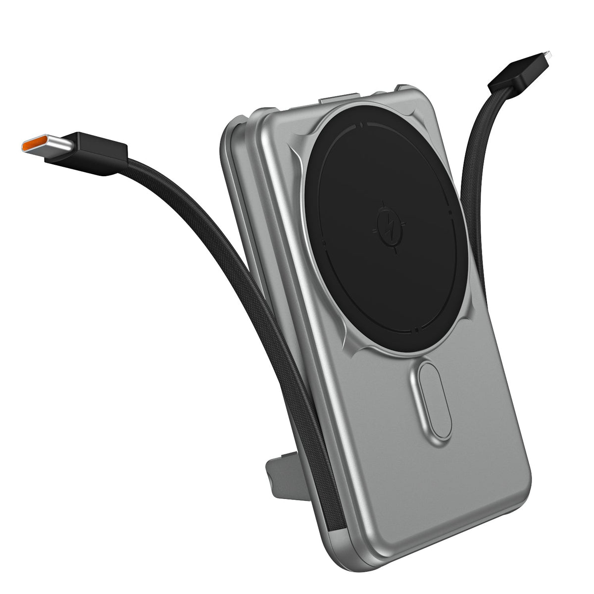 The Urban Geek Wireless 4 - in - 1 Power Bank with 10,000 mAh Capacity