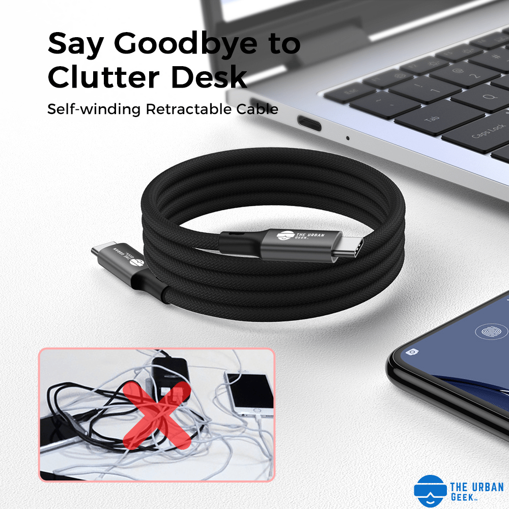 240W Fast Charging Cable For iPhone, Android, Laptops - TheUrbanGeek