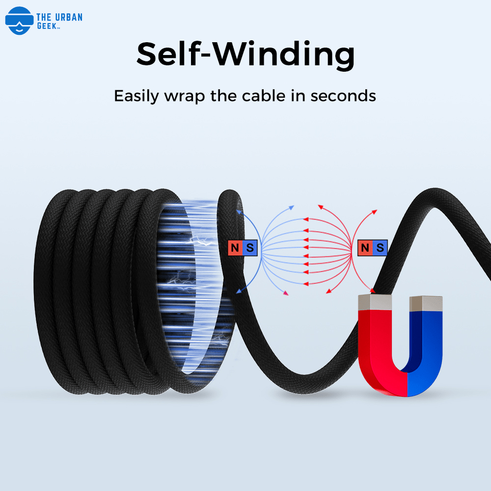 240W Fast Charging Cable For iPhone, Android, Laptops - TheUrbanGeek