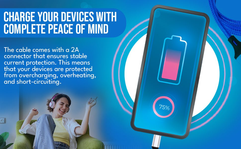 3 - in - 1 Fast Charging USB Cable [3 Pack] - TheUrbanGeek