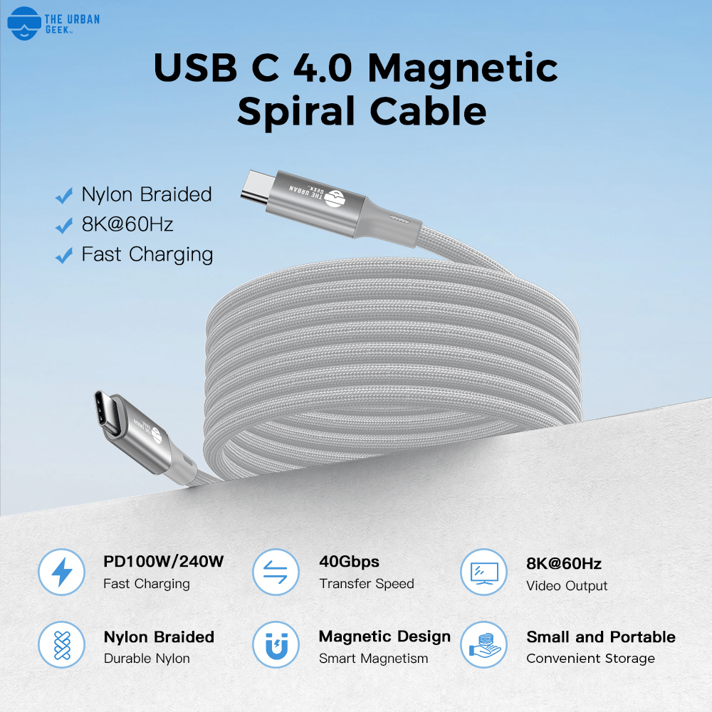 🎁 8K Display Cable with 240 Watts Power (100% off) - TheUrbanGeek