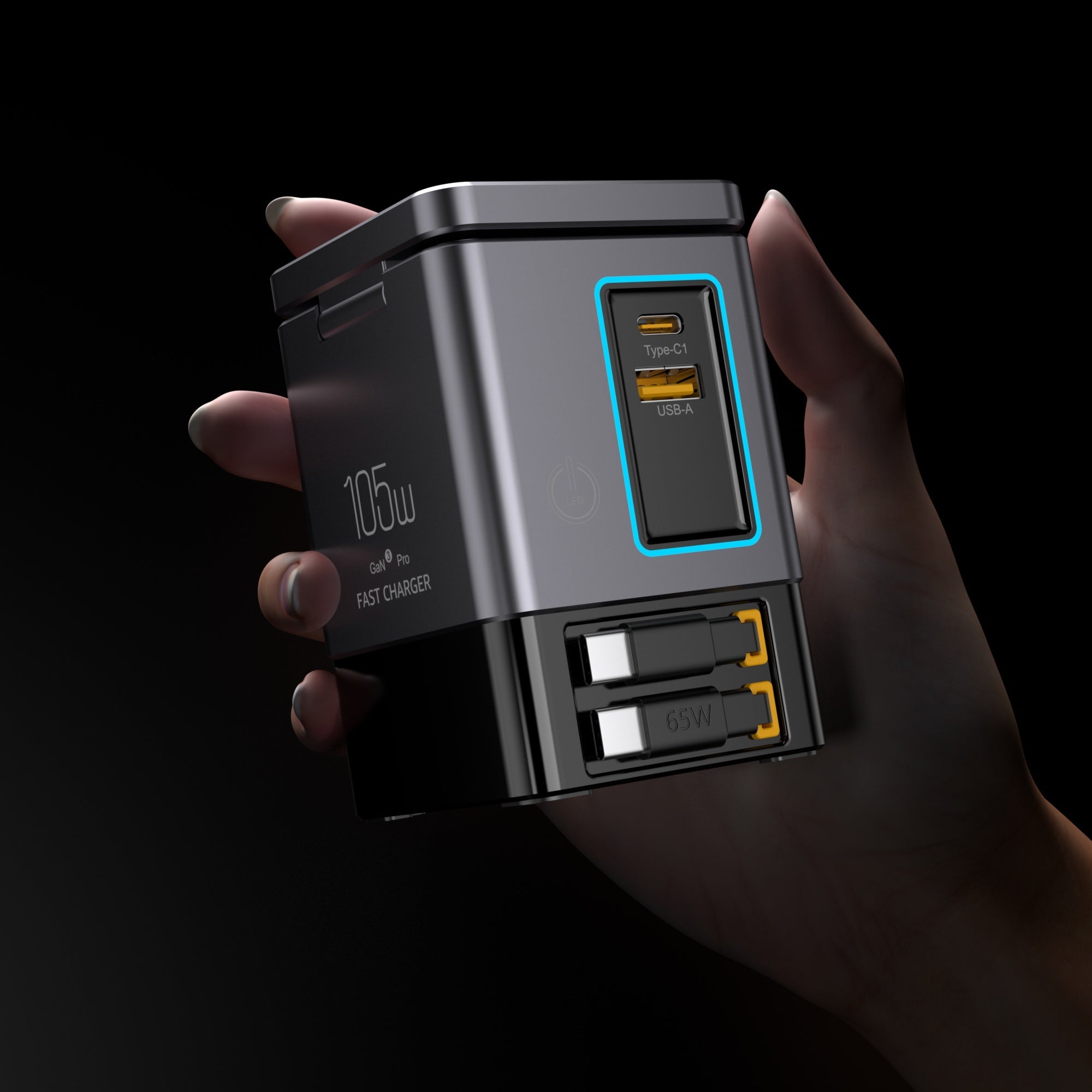 The Urban Geek 105W 6-in-1 Wireless Charging Station