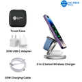 TheUrbanGeek Swivel 3 - in - 1 Wireless Folding Charger - TheUrbanGeek