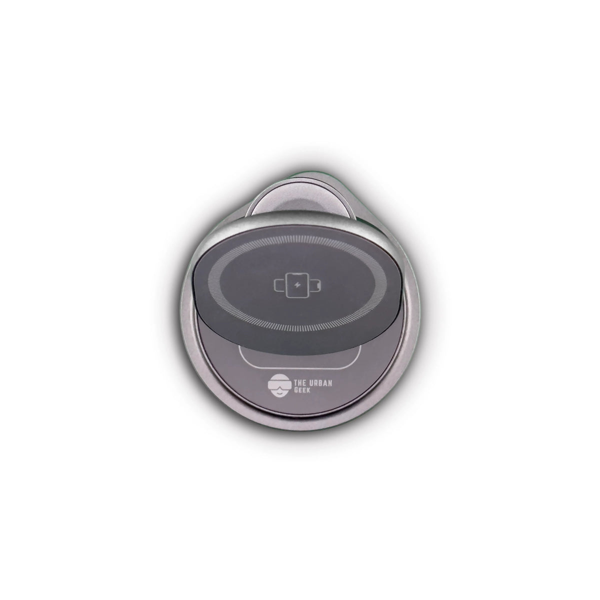 The Urban Geek Swivel 3 - in - 1 Wireless Folding Charger Gray