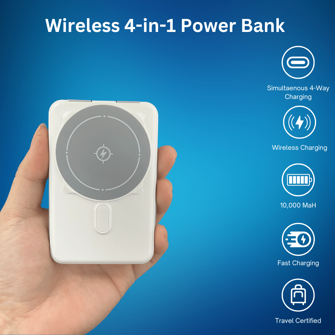 🎁 TheUrbanGeek Wireless 4 - in - 1 Power Bank with 10,000 MaH Capacity (100% off) - TheUrbanGeek