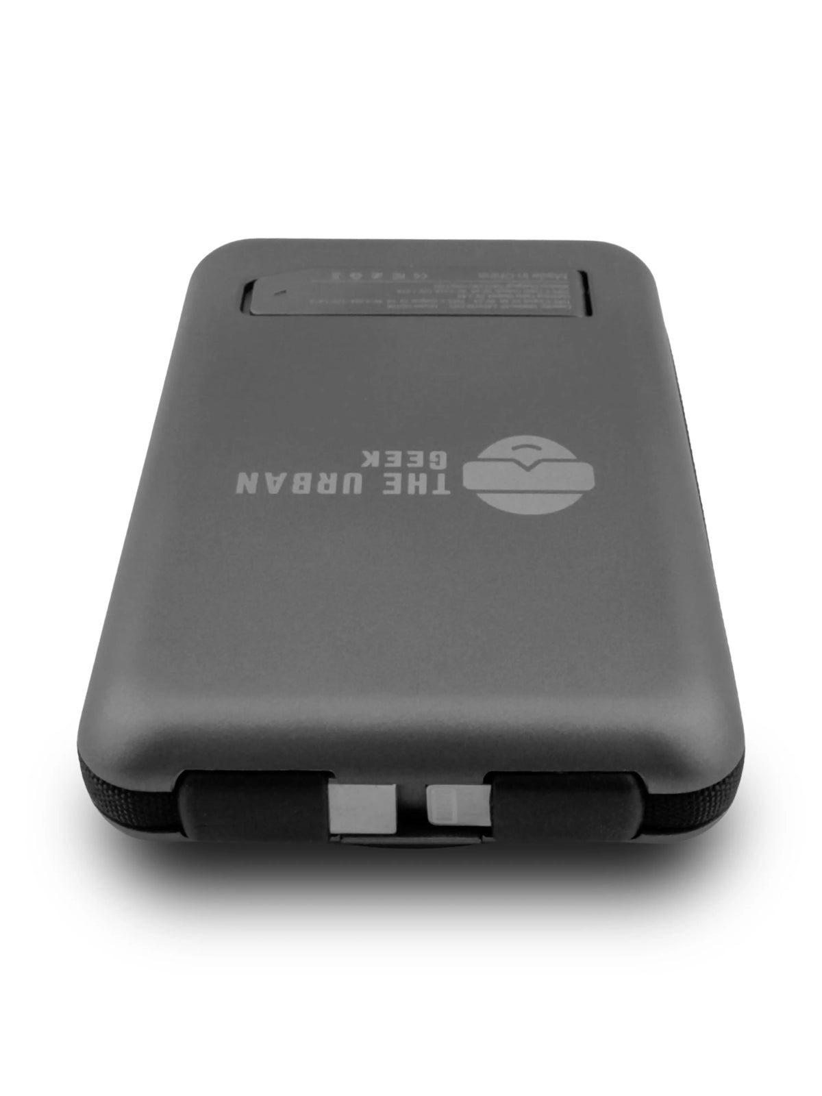 The Urban Geek Wireless 4 - in - 1 Power Bank with 10,000 mAh Capacity