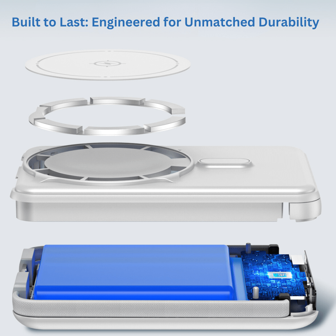 TheUrbanGeek Wireless 4 - in - 1 Power Bank with 10,000 MaH Capacity - TheUrbanGeek