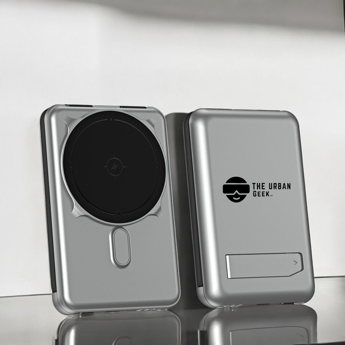 TheUrbanGeek Wireless 4 - in - 1 Power Bank with 10,000 MaH Capacity - TheUrbanGeek